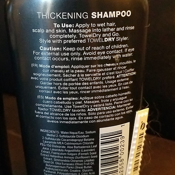 NEW Mens Thickening shampoo. 2 bottles!! BENEFITS RESCUE= CLOSET CLOSING - Picture 3 of 5